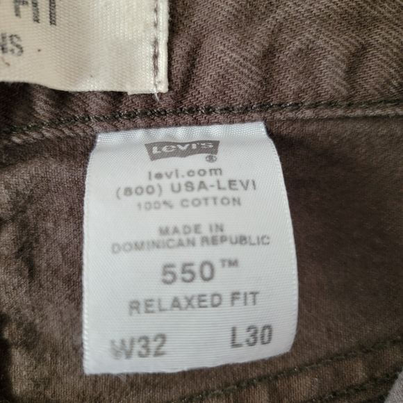 Vintage Levi's 550 Relaxed Fit Brown Jeans - Picture 14 of 15